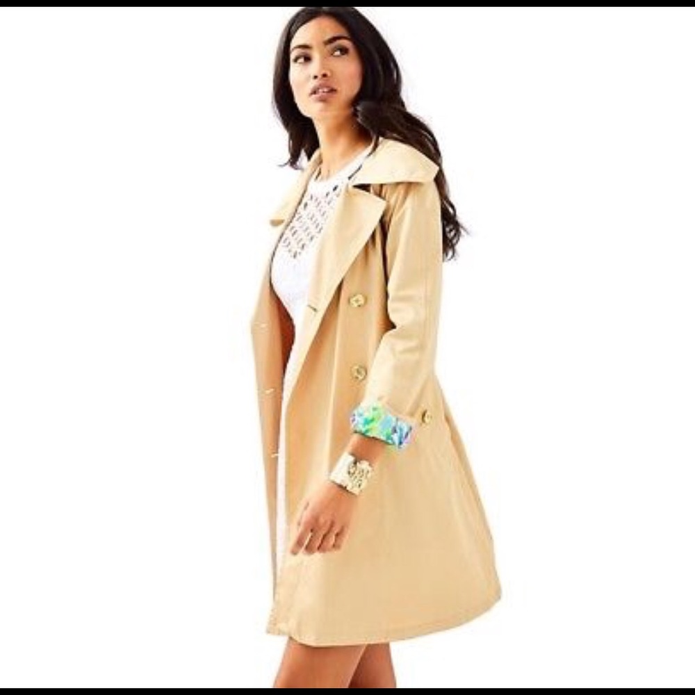 Lilly Pulitzer trench coat